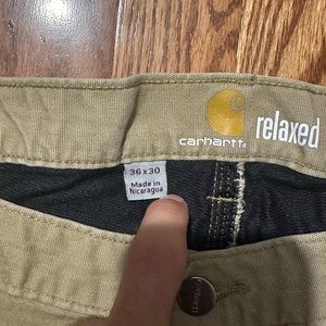 Carhartt flannel lined work pants 36 x 30